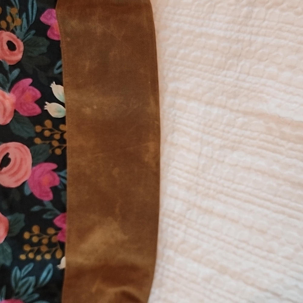 Floral Canvas Shoulder Bag - Picture 3 of 3